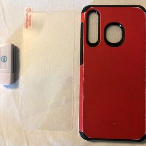 GALAXY A20  RED PHONE PROTECTOR